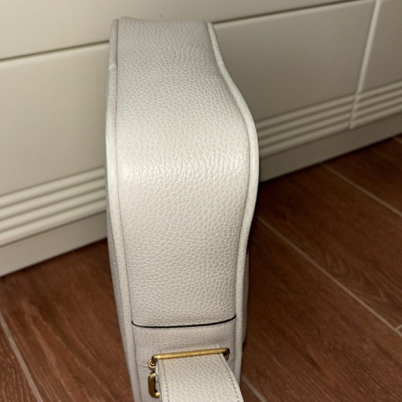 Gucci Off White Logo Print Leather Vertical Messenger Bag Small. - Picture 14 of 14